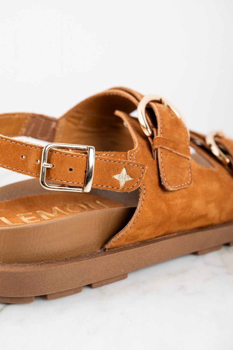 Sandalia Gamuza Mocha