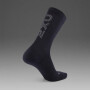 Vectr Reflective Crew Socks Black/silver Reflective