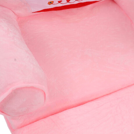 Sillón Cama Plegable 2 En 1 Infantil Animales Felpa Rosa