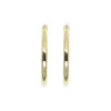 Aros criollos de oro amarillo 18k diámetro total 1.5cm Aros criollos de oro amarillo 18k diámetro total 1.5cm