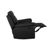 Sofa Lexus 1 Cuerpo Recliner Pu Negro Sofa Lexus 1 Cuerpo Recliner Pu Negro