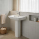 PEDESTAL PARA LAVATORIO MALAWI BLANCO BRILLO LOZA SANITARIA 000