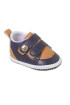 Tenis Con Dos Velcros Bebe Azul / Marron Bebe