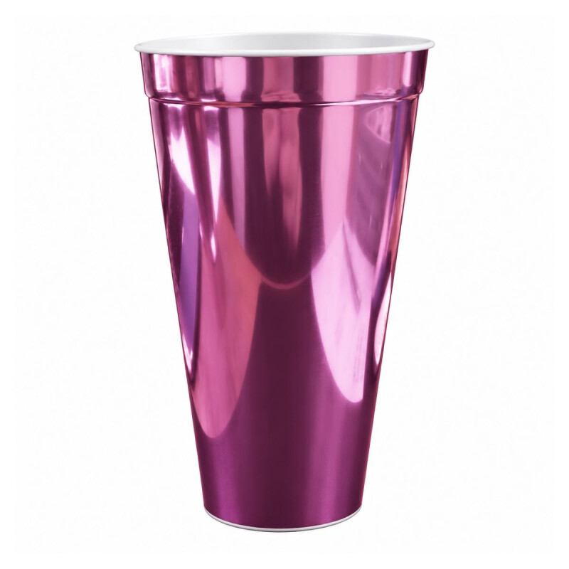 Vaso Metalizado - 600 ML Rosa