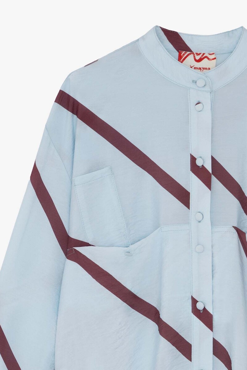 CAMISA PRINT Azul