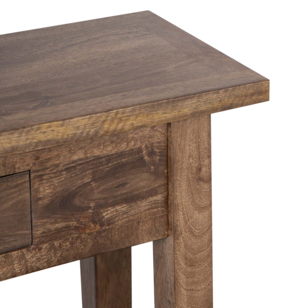 CONSOLA MDF-Y-MADERA MARRON RETRO CASTAÑO