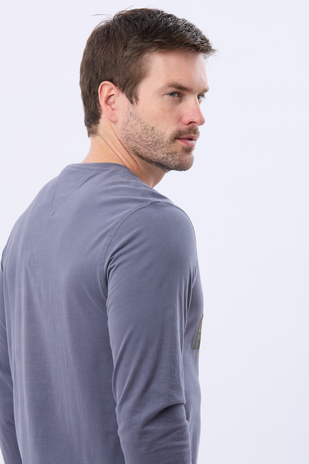 REMERA ESTAMPADA DE ALGODÓN INDIGO