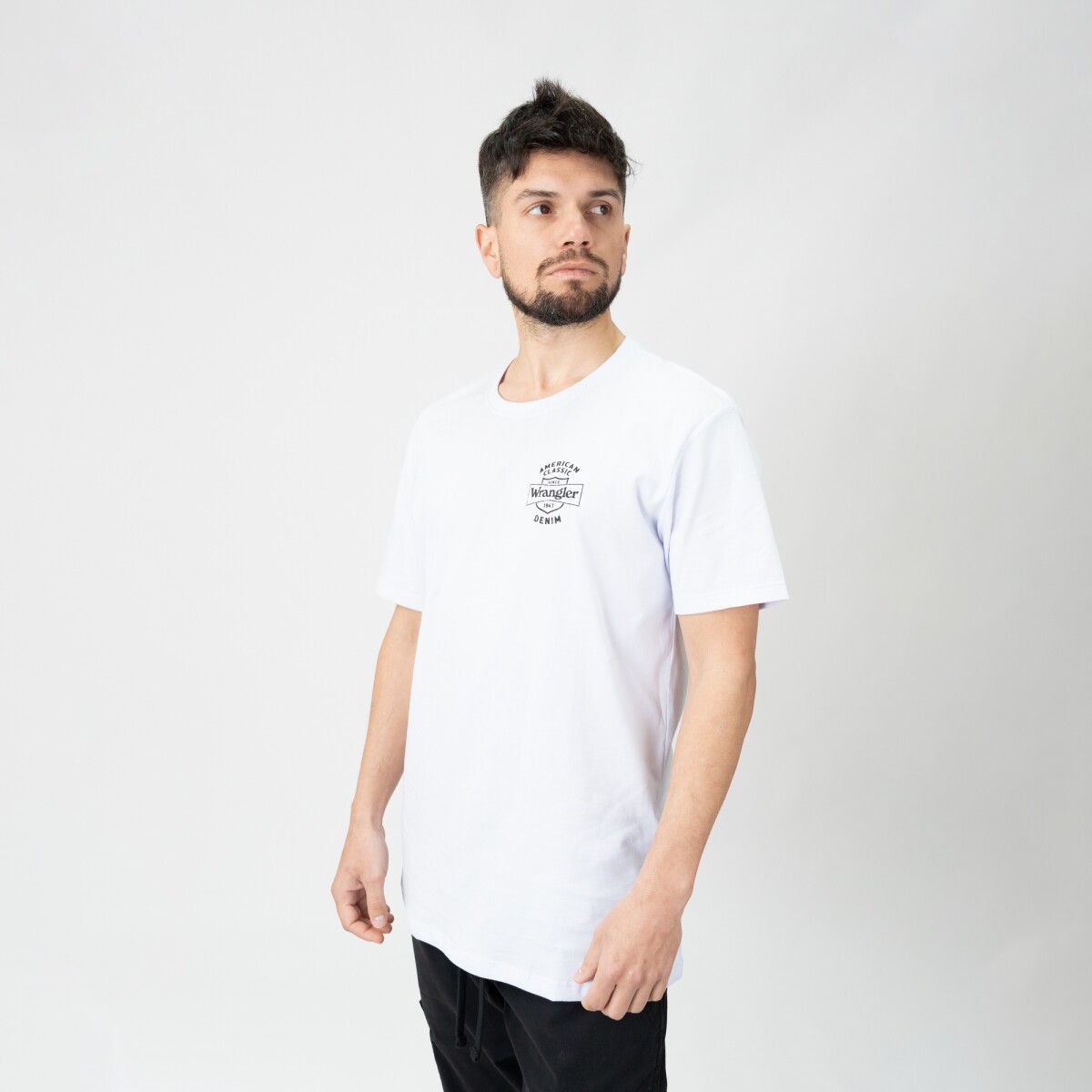 Remera Wrangler de Hombre - AMERICAN CLASSIC - WM5704URBR - Sin color 