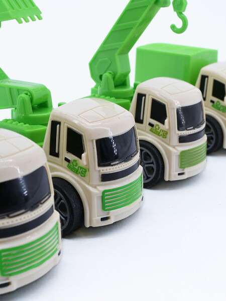 SET CAMIONES CONSTRUCCION VERDE