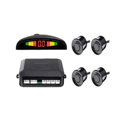 KIT ESTACIONAMIENTO 4 SENSORES CON DISPLAY (NEGRO) Kit Estacionamiento 4 Sensores Con Display (negro)