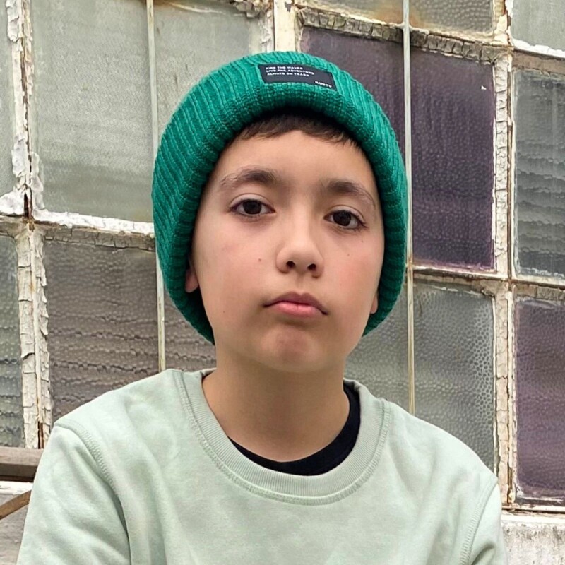 Gorro Dama Tejido Liso Rusty Verde