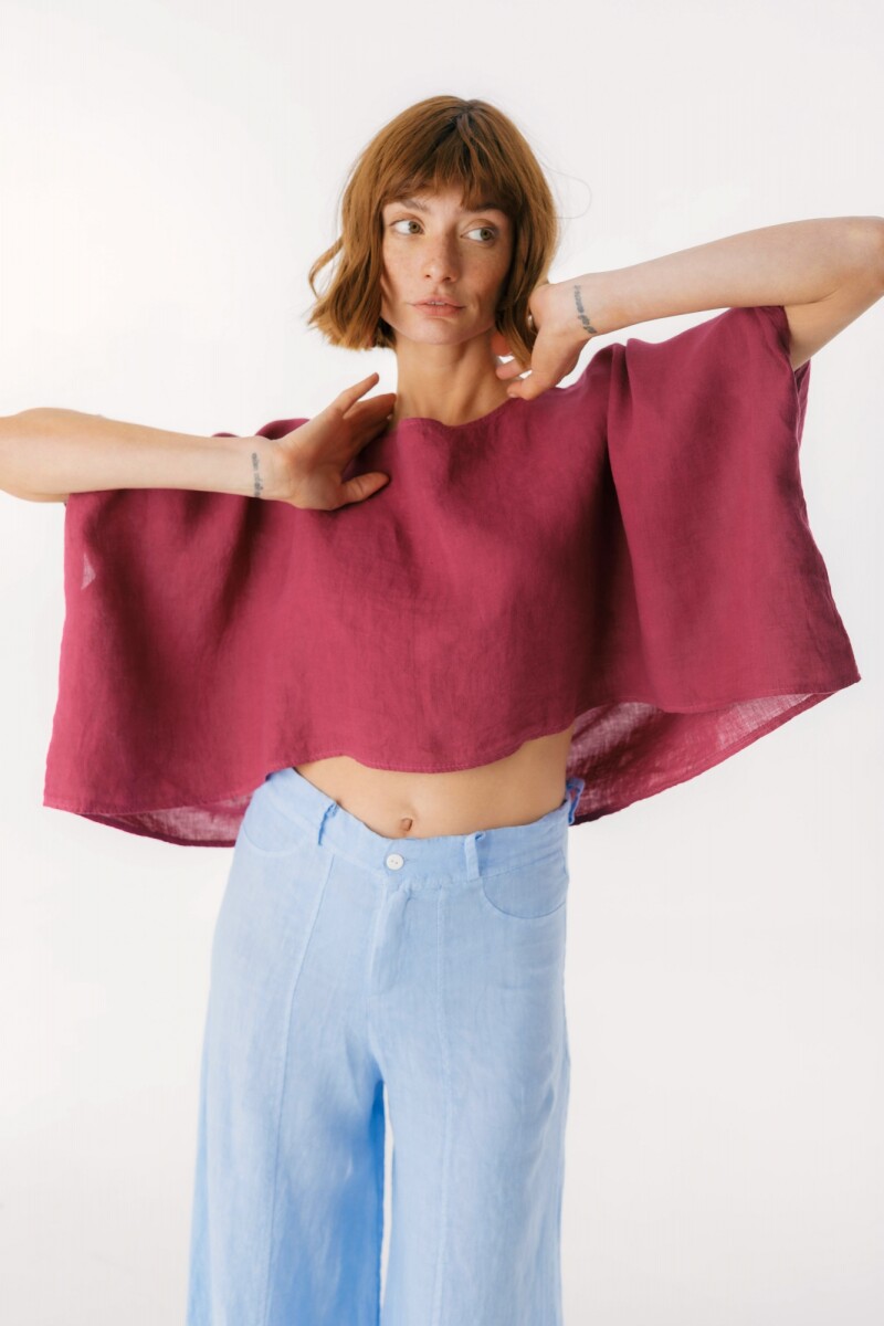 Blusa Beach Magenta
