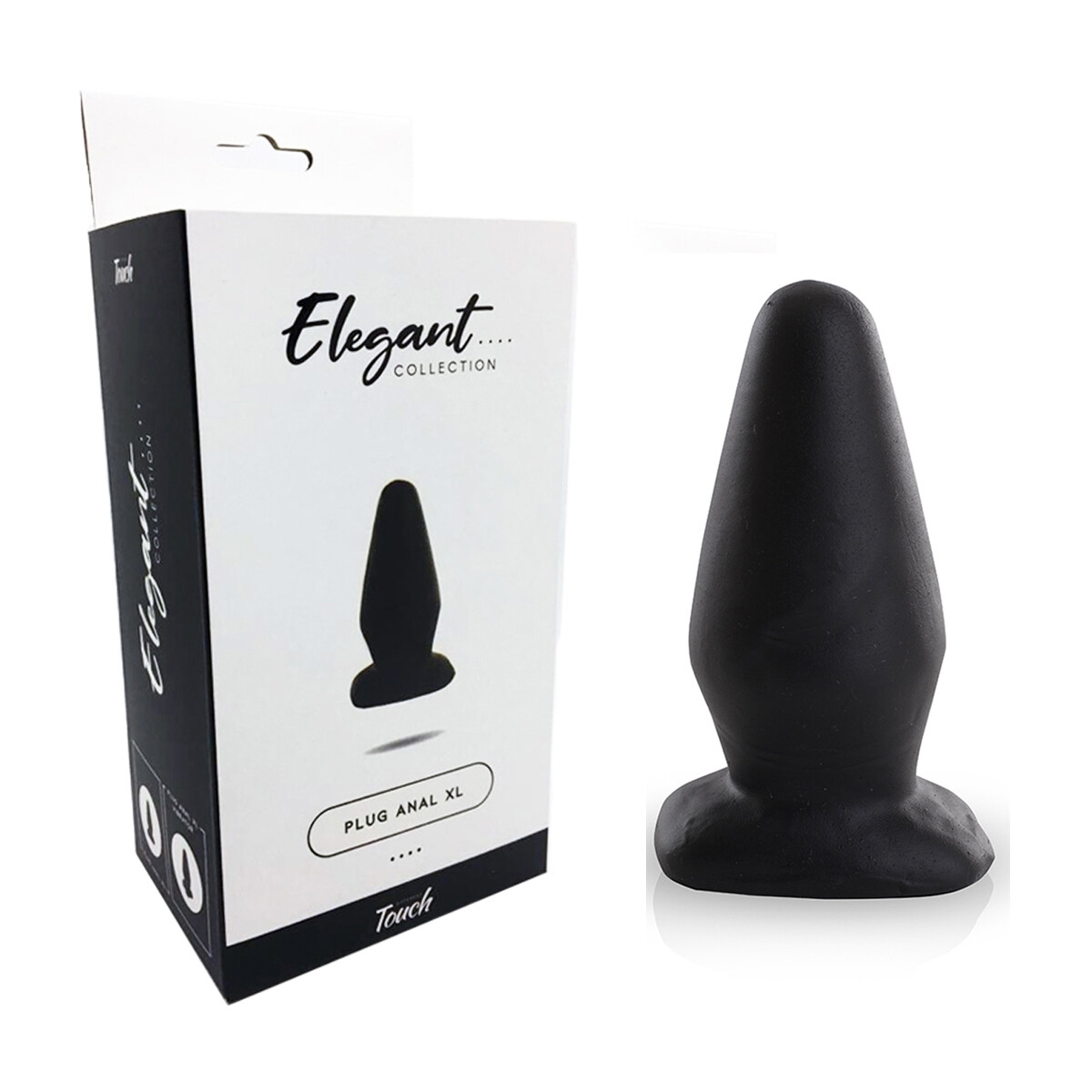 Estaca Anal XXL Maciza - Negro 