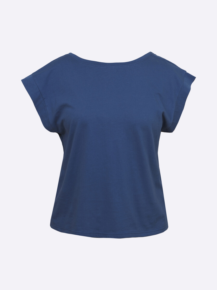 T-shirt espalda baja - azul 