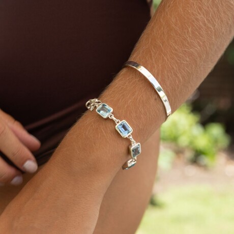 Pulsera Burkina N2 Topacio - Plata 925 Pulsera Burkina N2 Topacio - Plata 925