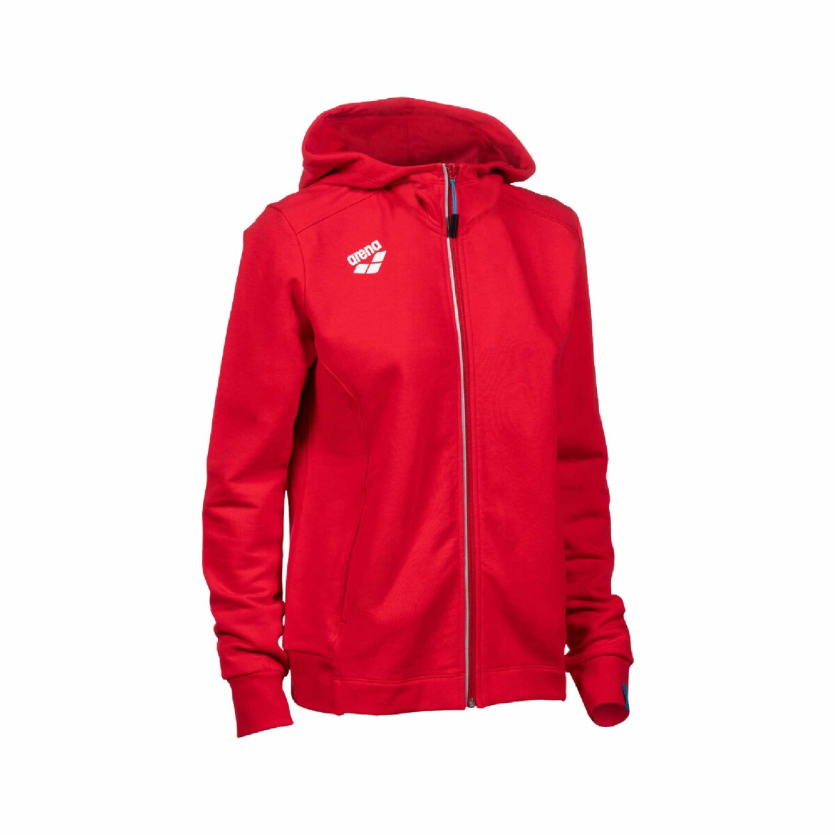 Campera Canguro Con Capucha Deportivo Para Mujer Arena Women's Team Hooded Jacket Panel - Rojo 