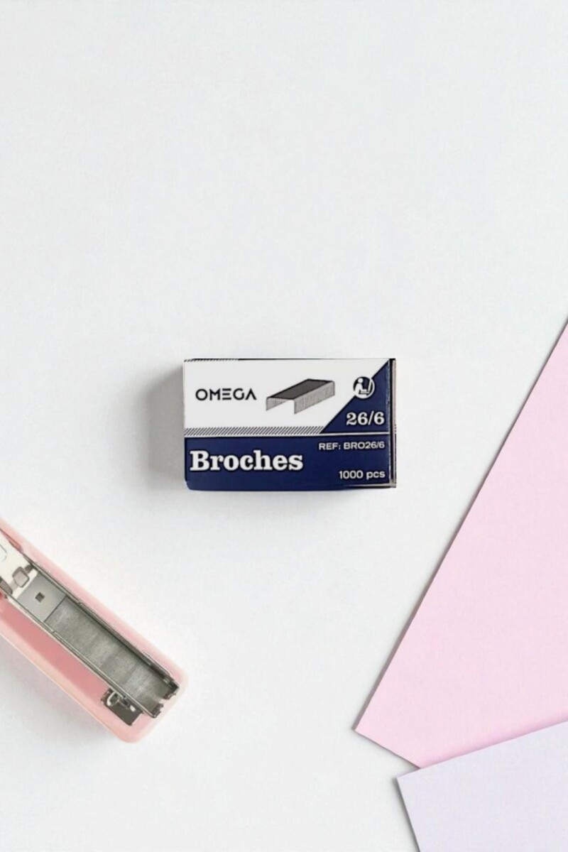 Cajas broches 26/6 de 1000 un. 