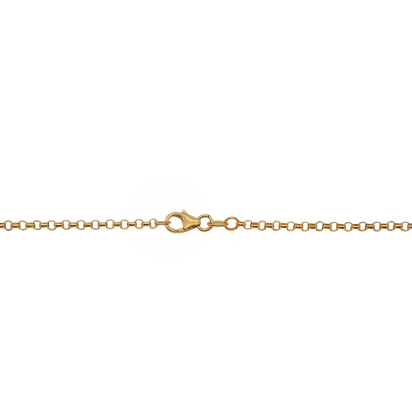 Cadena oro Rolo-Oro bajo -Sin Piedra-CD8003 sinpiedra