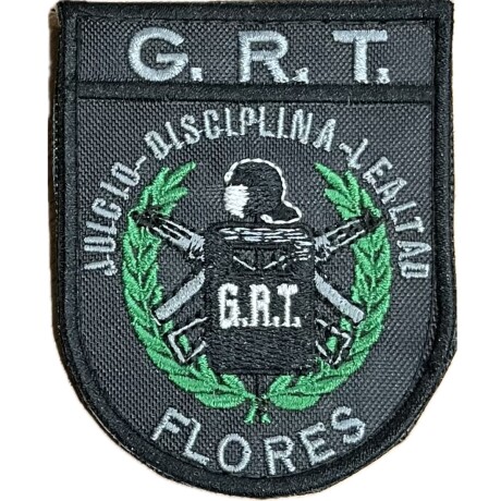 Parche bordado GRT Departamentos Flores
