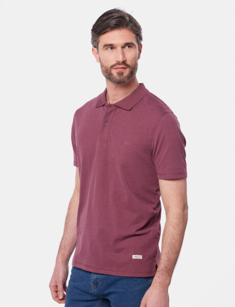 REMERA POLO JERSEY LISA Bordo