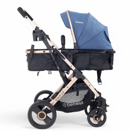 Coche VOX GOLD, Ruedas todo terreno, Asiento 2 en 1 con Moises, Bebesit color Azul Coche VOX GOLD, Ruedas todo terreno, Asiento 2 en 1 con Moises, Bebesit color Azul