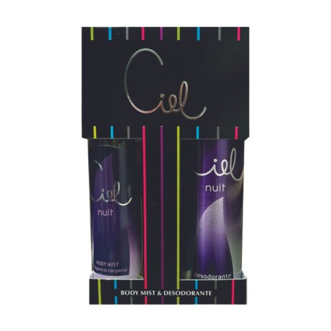 Pack Ciel Nuit Body Mist 125ml + Deo 123ml Pack Ciel Nuit Body Mist 125ml + Deo 123ml