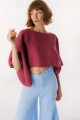 Blusa Beach Magenta