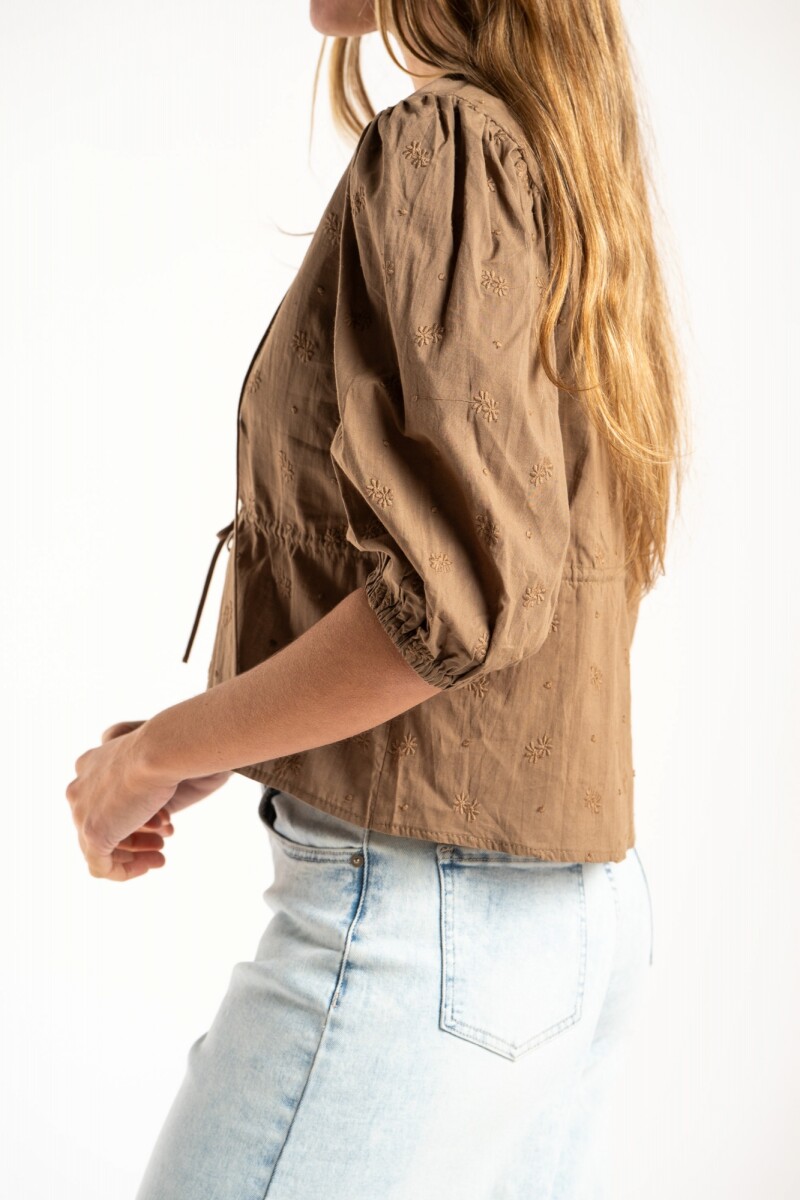 Blusa Broderie Oliva