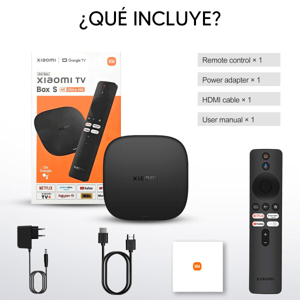 Xiaomi Tv Box Mi Tv Stick 3a Gen. Fhd 2/32 Gb TV BOX XIAOMI MI BOX S 4K 3GEN
