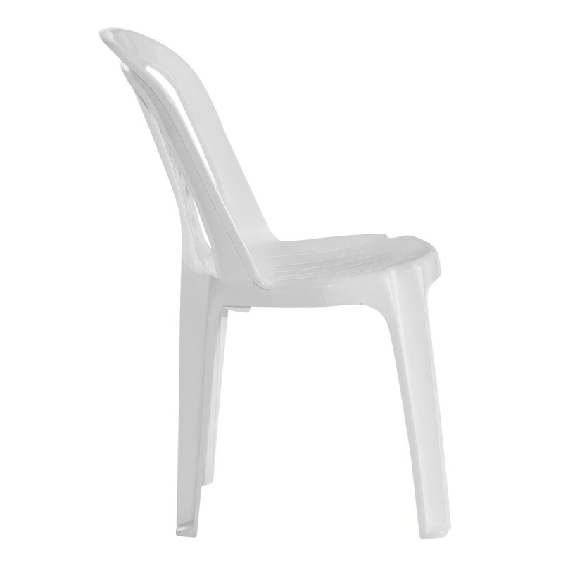 Silla De Jardin Plastico Bistro Apilable Color Blanco Garden Life Silla De Jardin Plastico Bistro Apilable Color Blanco Garden Life