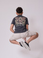 T-SHIRT MUNKE TEEN RUSTY Gris Oscuro