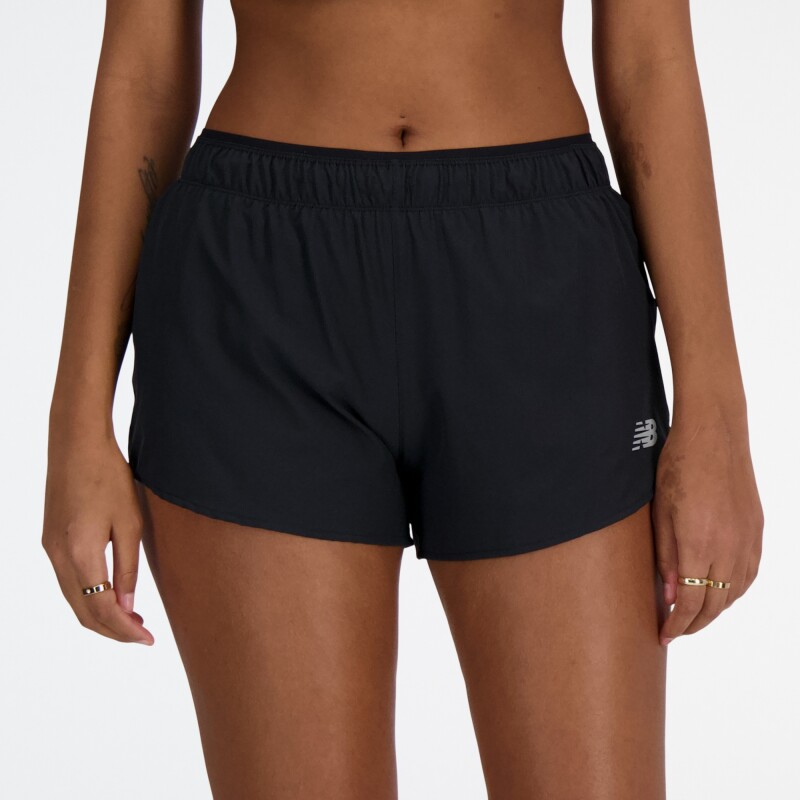Short New Balance de Dama - SEAMLESS 3 INCH - WS41286BK BLACK