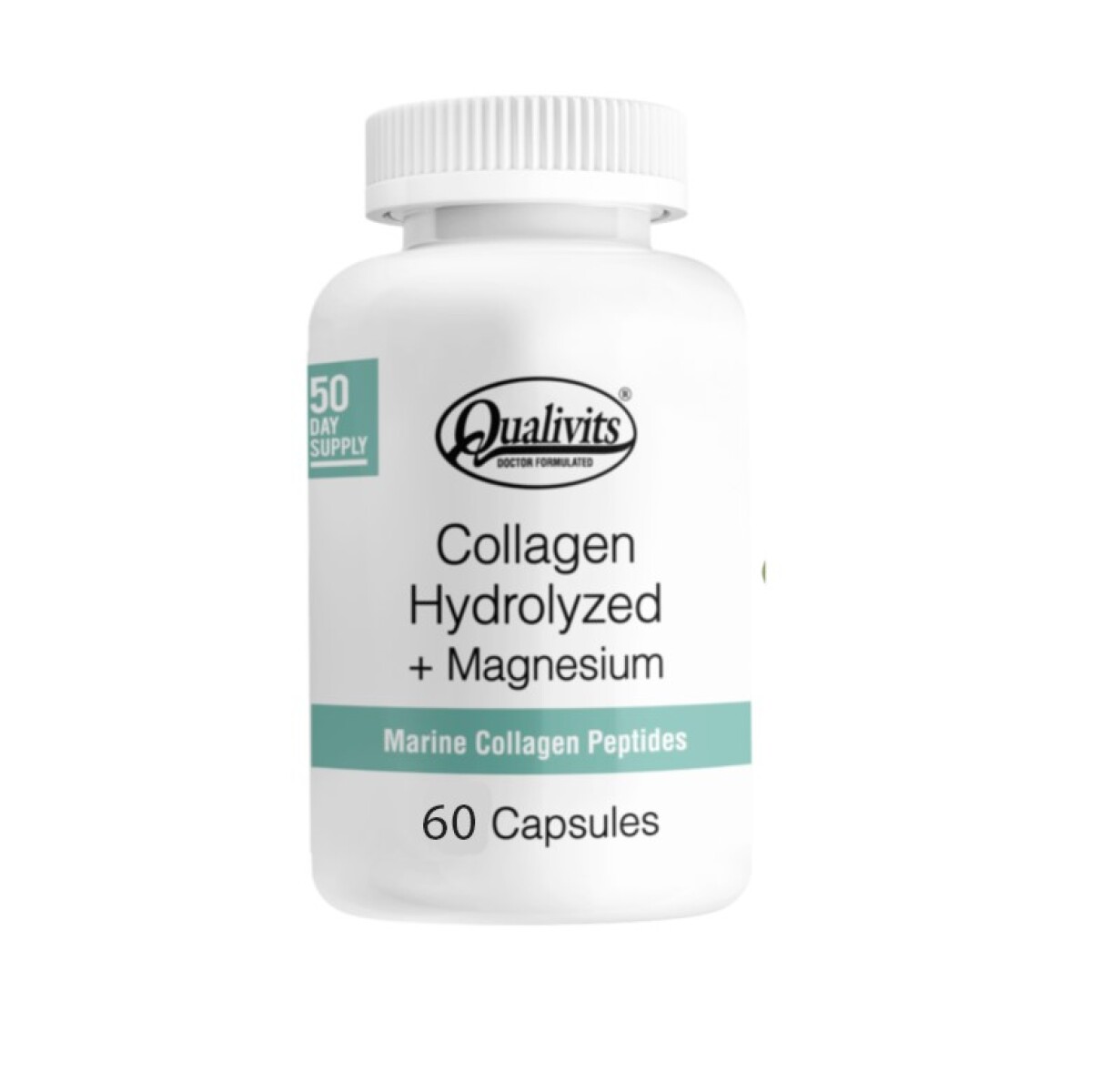 Colágeno Hidrolizado + Magnesio Qualivits 60 Cápsulas 