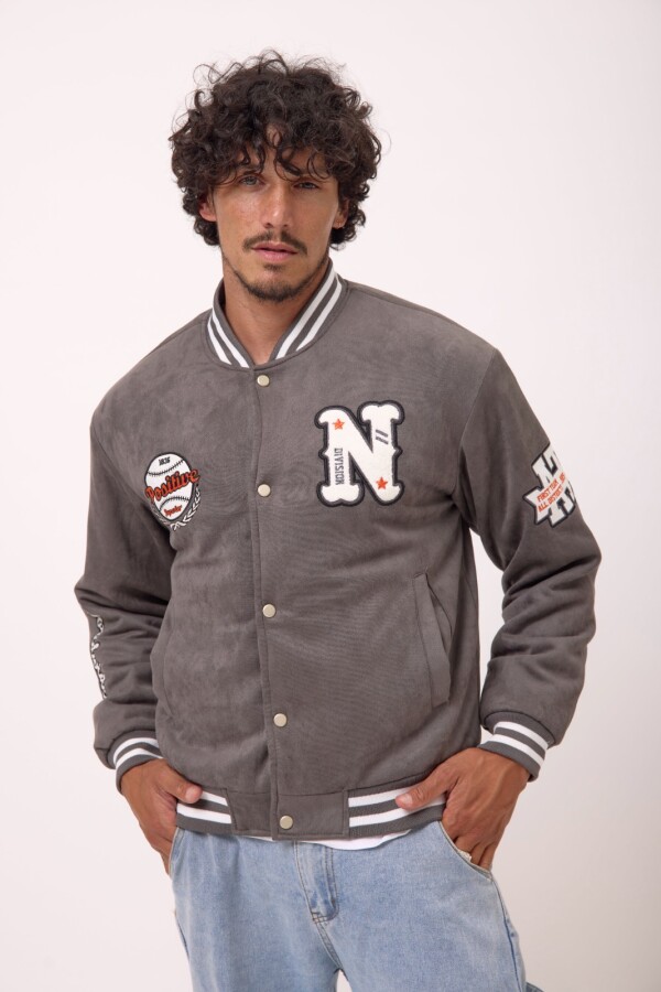Campera UNI N GRIS