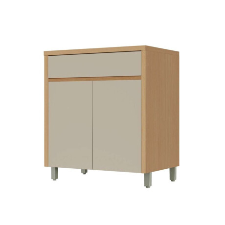 Bajo Mesada 2 Puertas 1C Condessa Marron/Gris