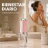 Irrigador Limpiador Oral Bucal Dental Brackets Profesional Rosa
