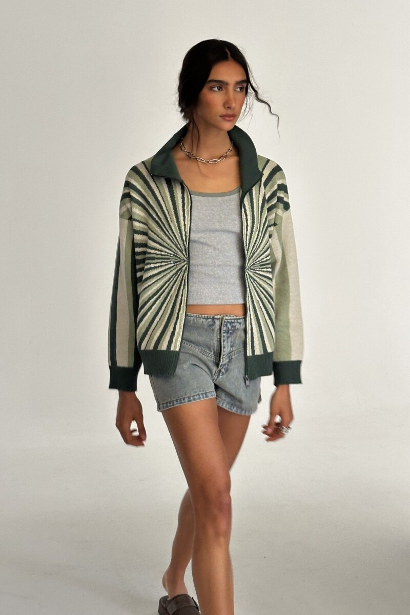 Campera Concentric Verde