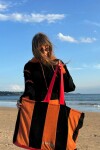 Towel Bag Marrón y Negro