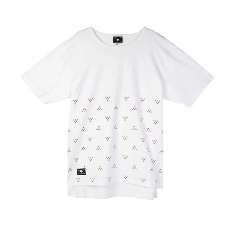REMERA LRG HALF DITZY KNIT White/Black
