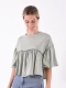 BLUSA MIEL VERDE GRISACEO