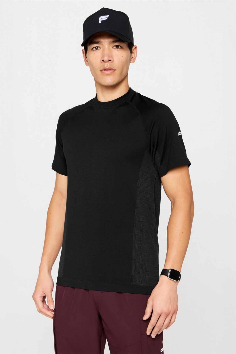 Polo Manga Corta Fit The Training Day Tee Hombre Black