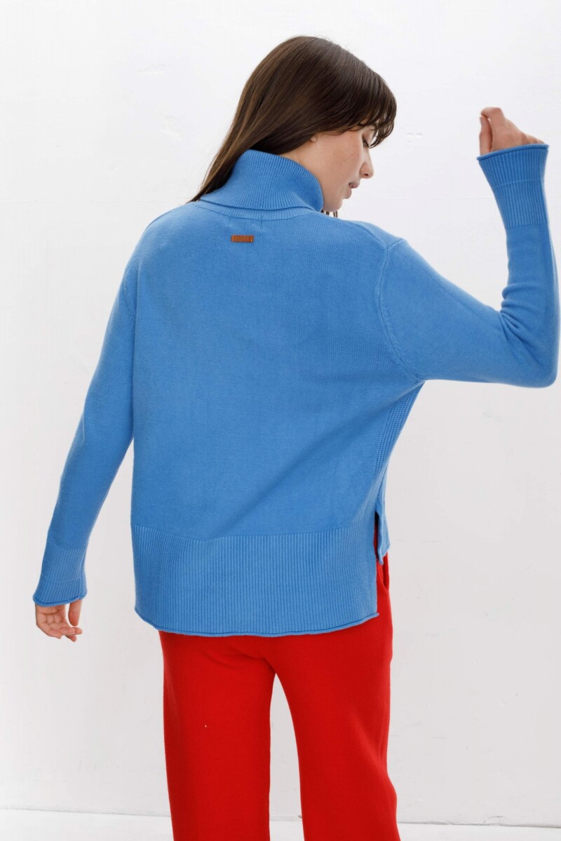 Sweater Polera Serrana Azul