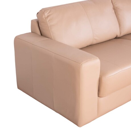 SILLÓN 3 CUERPOS CUERO-100-NATURAL MARRON TEXAS AVELLANA