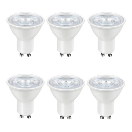 Lampara Dicroica Led Gu10 6 Watts X 6 Unidades Lampara Dicroica Led Gu10 6 Watts X 6 Unidades