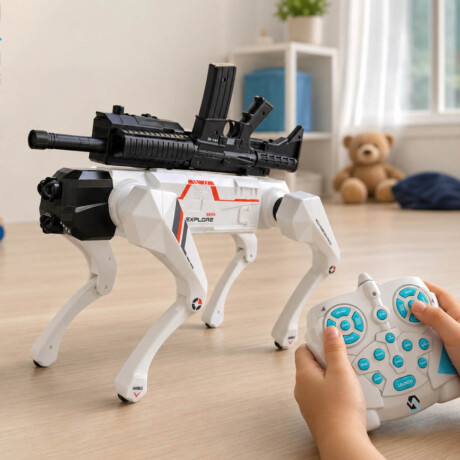 Robot IA Mascota Animal Lobo C/Arma Control Remoto Robot IA Mascota Animal Lobo C/Arma Control Remoto