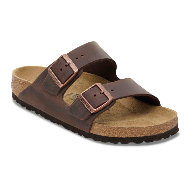 Sandalia Arizona Oiled Leather - Regular Marron
