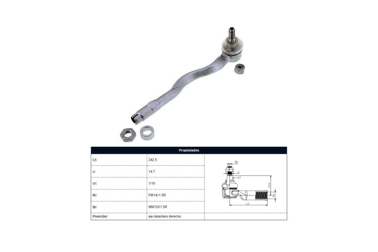 Puntero BMW 330 Ci (E46)/328I (E46)/330Xd (E46)/320I (E46)/320D (E46)/323I (E46)/318I (E46) 96-09 Der Puntero BMW 330 Ci (E46)/328I (E46)/330Xd (E46)/320I (E46)/320D (E46)/323I (E46)/318I (E46) 96-09 Der