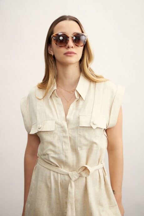 Vestido Vilma Beige