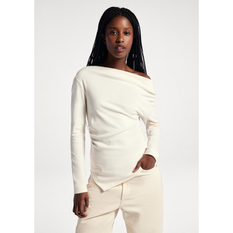 BLUSA ML FEM OFF WHITE