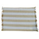 Individual algodón 35x45cm RAYAS BEIGE